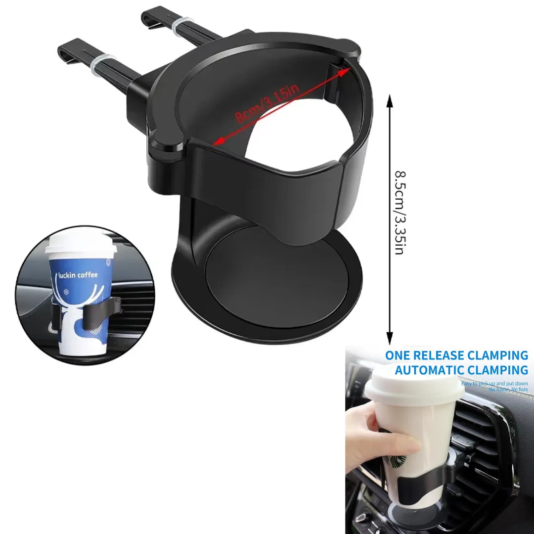 Car Cup Holder Universal - Bottle Holder for Car Air Vents - Suitable for All Cars