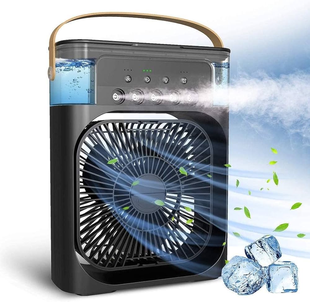 Portable Air Conditioner Fan | Mini Air Cooler Fan | Rechargeable Mini Fan