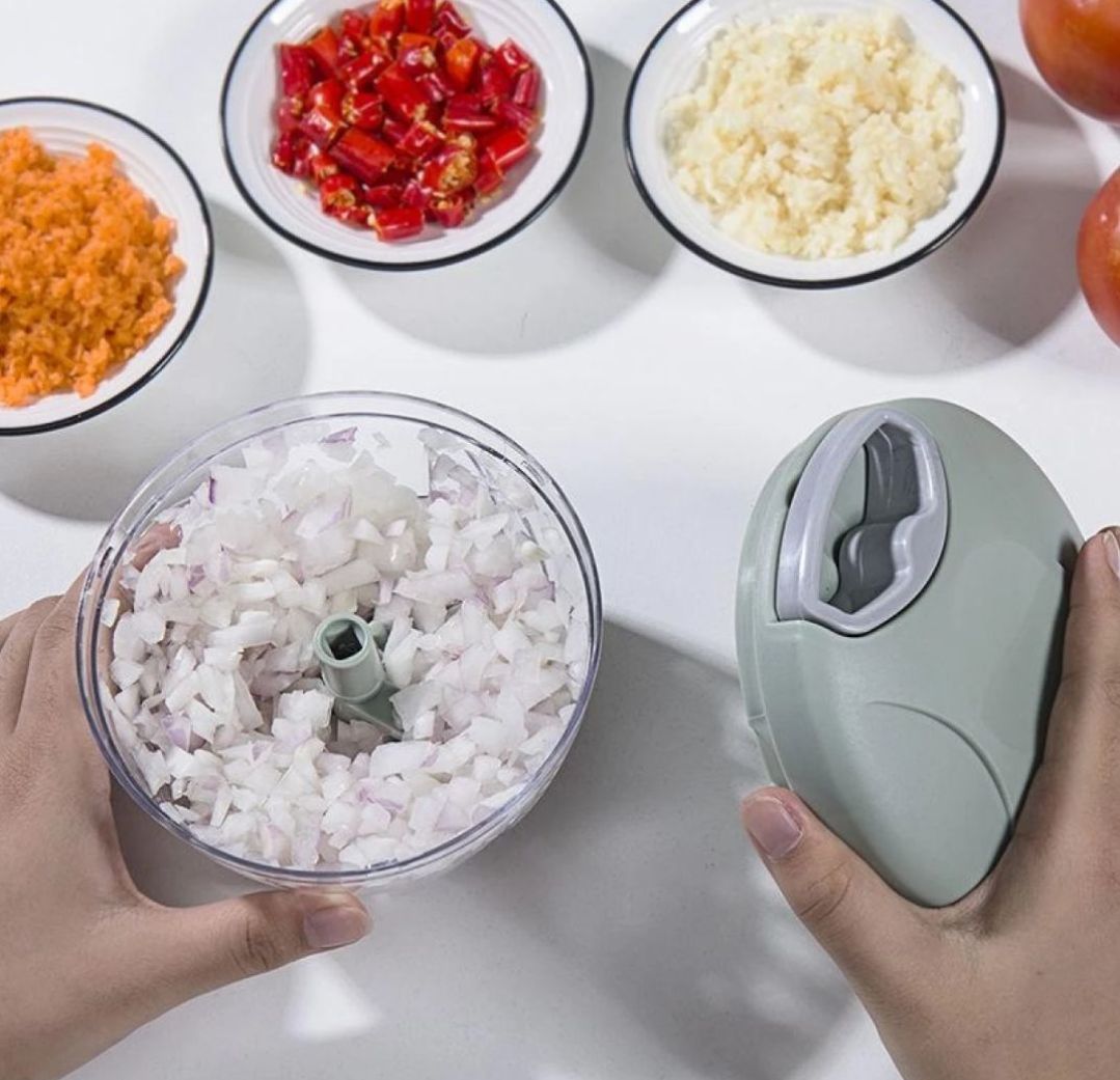 900ML Chopper With 5 Blades / Speedy Chopper / Hand Chopper Food Processor Large Size