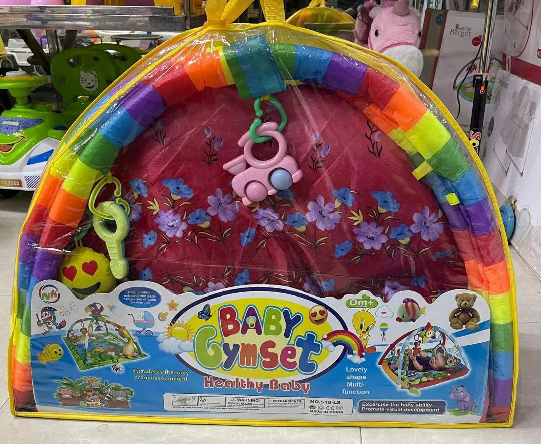 Baby Play Mat with Hanging Rattles For kids / Indoor Games Baby