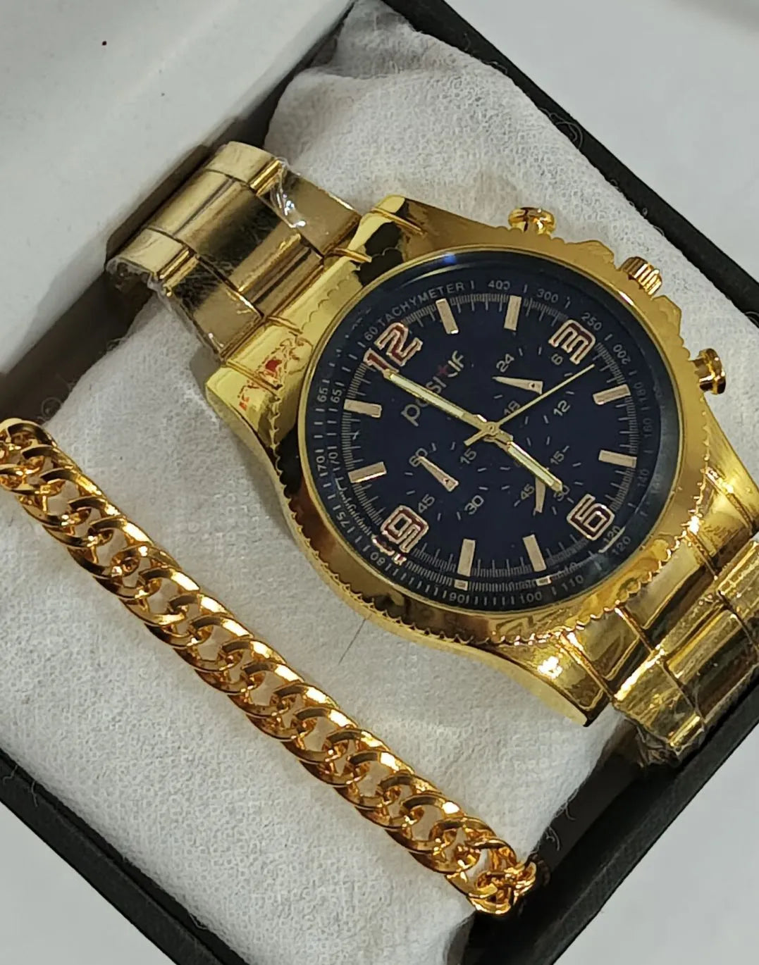 New Positif MENS/BOYS Watch With Chain