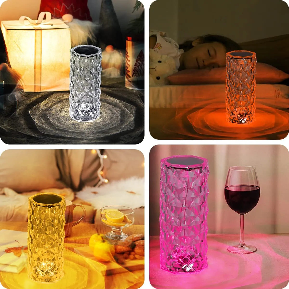 diamond crystal lamp