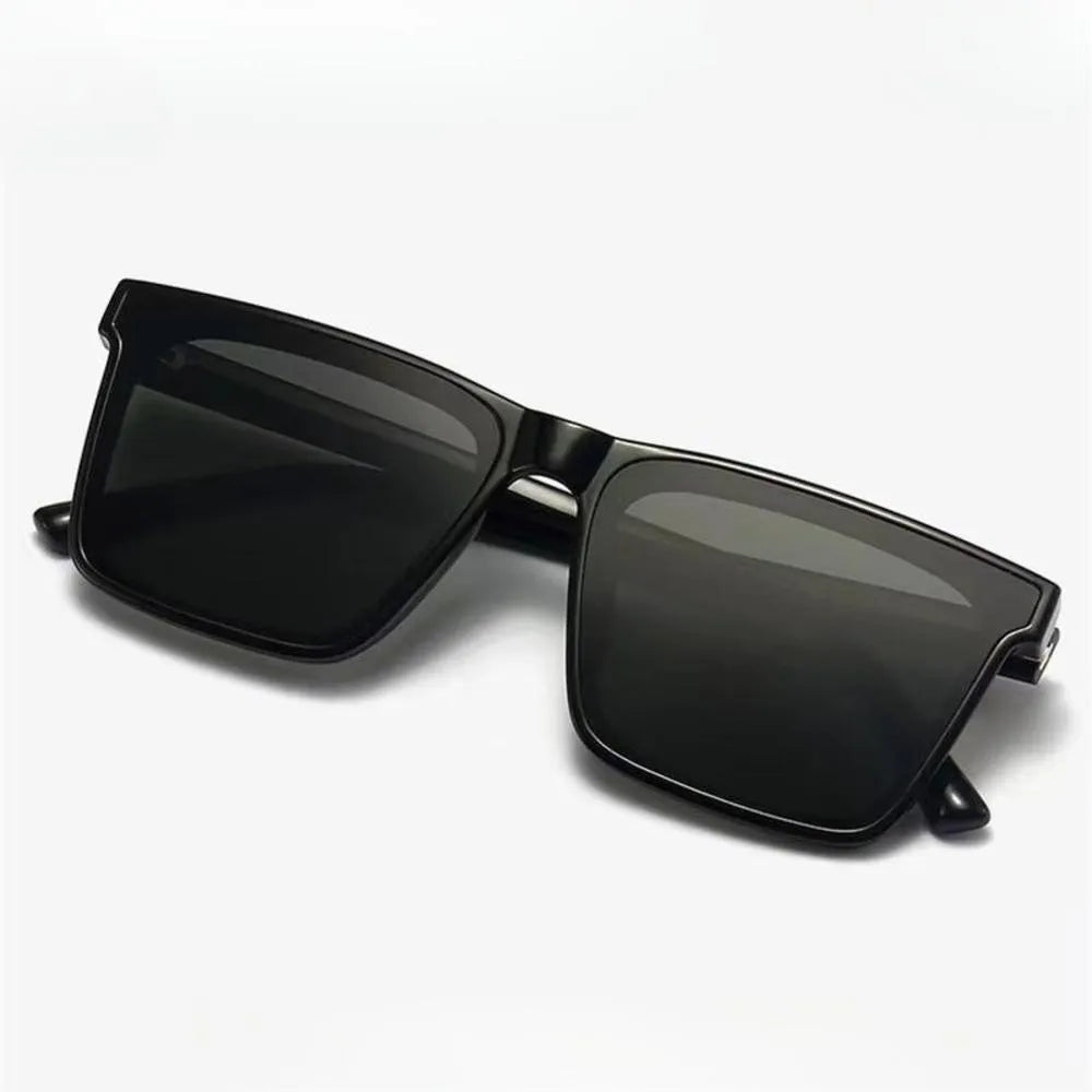 Retro Square Frame Polarized Sunglasses Fashion Men's Outdoor Sunscreen Sun Glasses