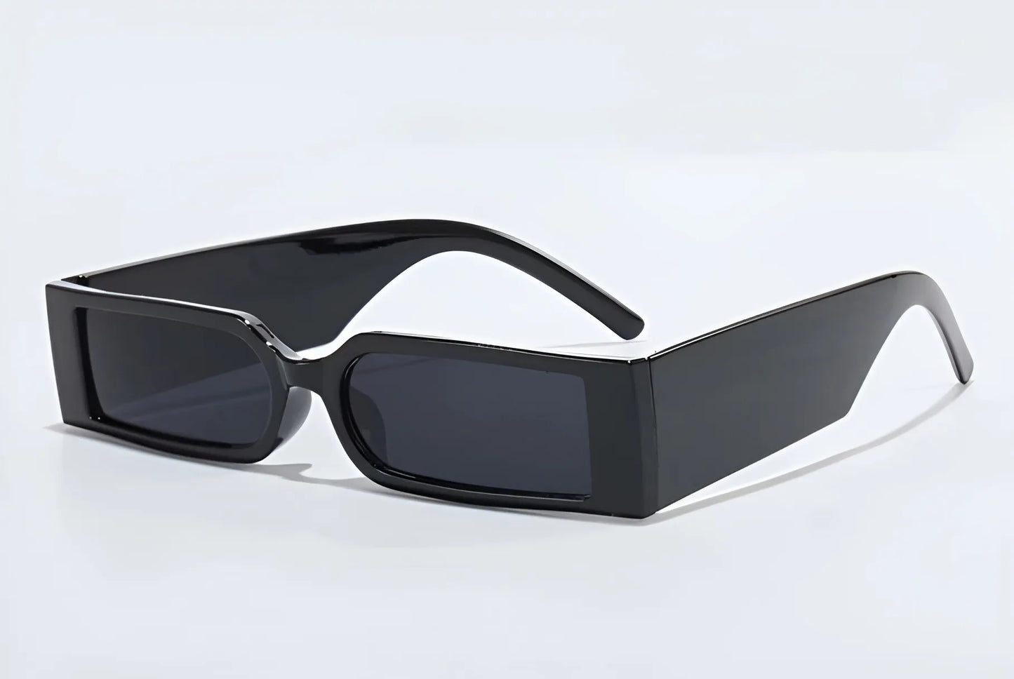 Trendy Rectangle Frame Sunglasses Hip Hop Rectangle Frame Sunglasses