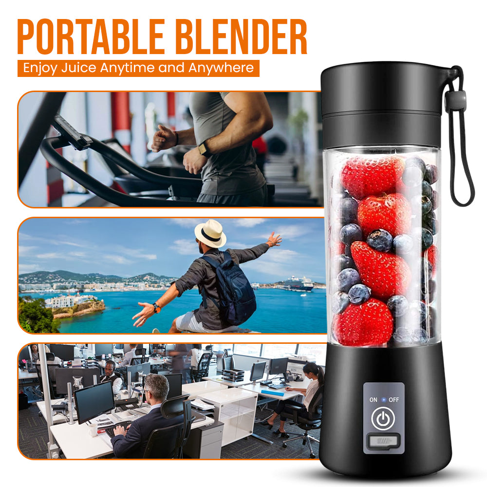 USB Rechargeable Juicer Blender 6 Blades Electric Blender