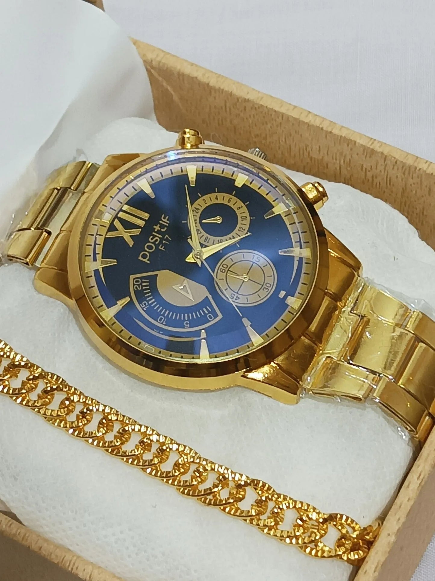 New Positif MENS/BOYS Watch With Chain