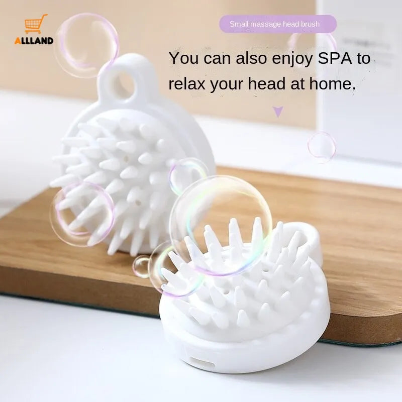 Shampoo Massager Brush Scalp Hair Scrubber with Soft Silicone Bristles For All Type Of Hairs
