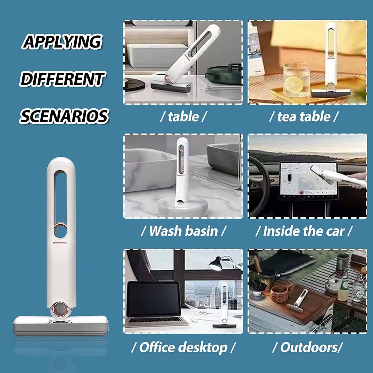 Portable Mini Mop Mini Squeeze Mop Folding