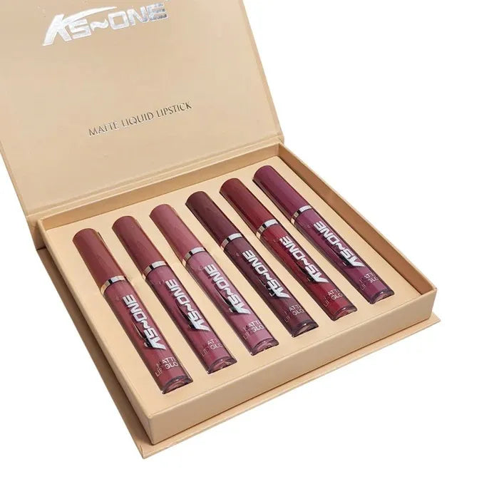 KS-ONE 12 Colors Matte Liquid Lipstick Set 2.5ml*12pcs all set in 1 box.