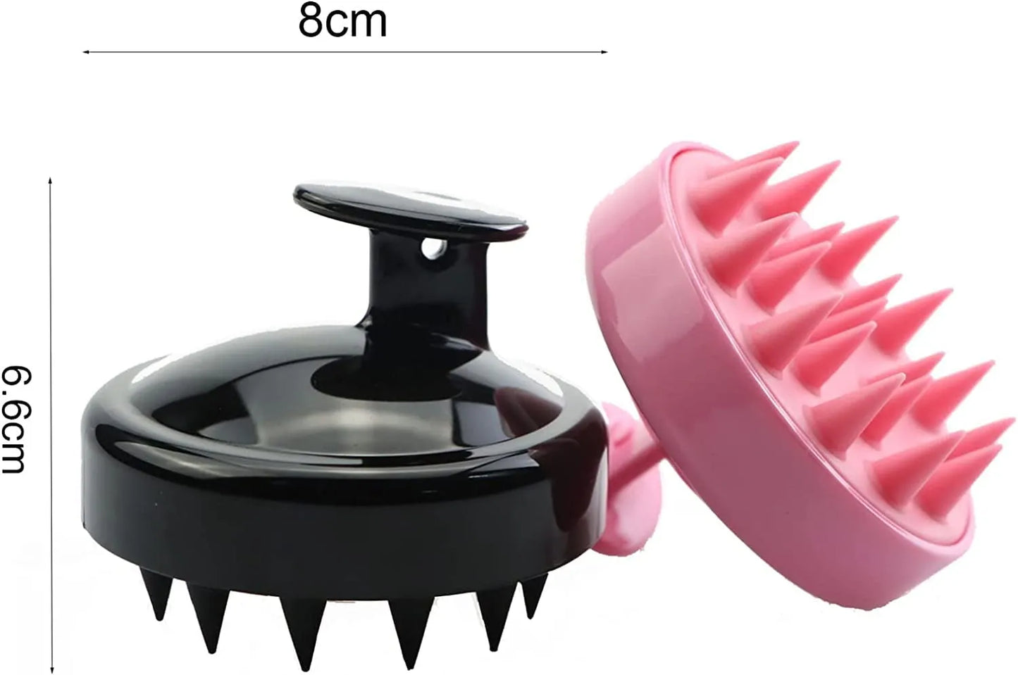 Shampoo Massager Brush Scalp Hair Scrubber with Soft Silicone Bristles For All Type Of Hairs