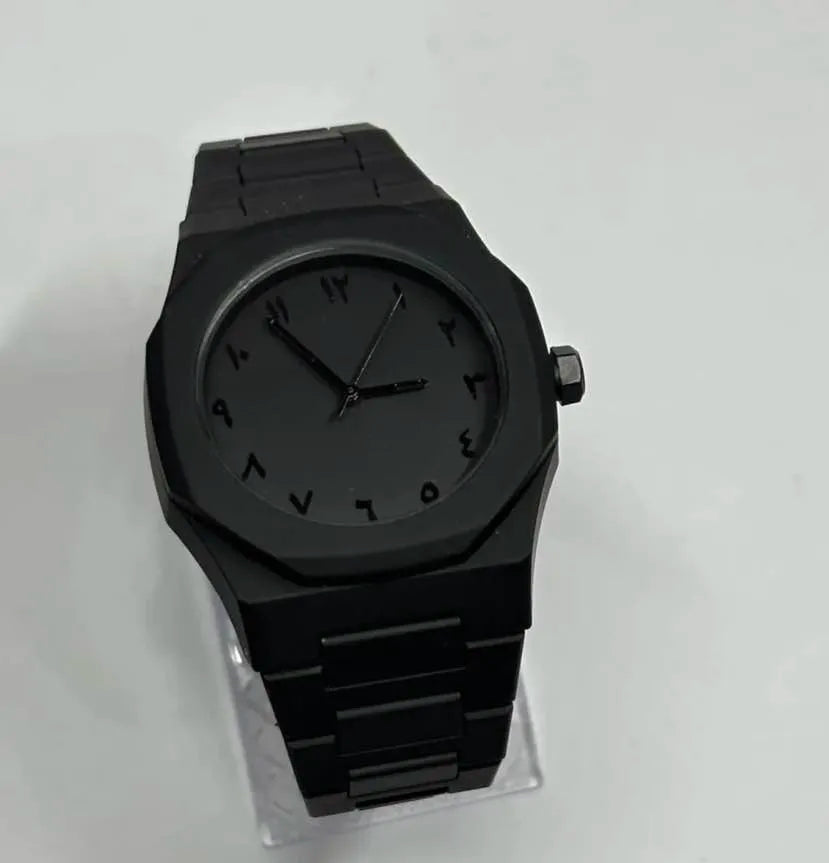 Arabic Aura watch 2025 New Arabic Men’s Aura Watch Black Modern Creative Design