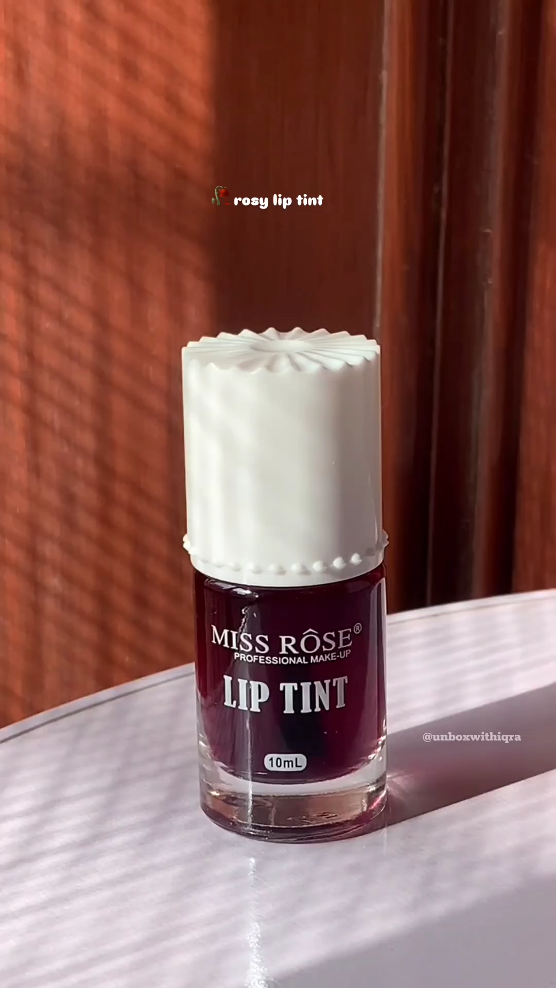 Miss Rose Lip Tint Natural Moisturizer red nude stereos Lip Cheek Lip Tint 10ml