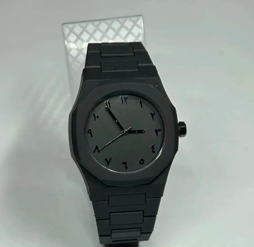 Arabic Aura watch 2025 New Arabic Men’s Aura Watch Black Modern Creative Design