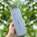 Water Bottles, Glass/Plastic 400 ML Water bottles Keeps Easy to carry for Walking Hiking, school water bottle