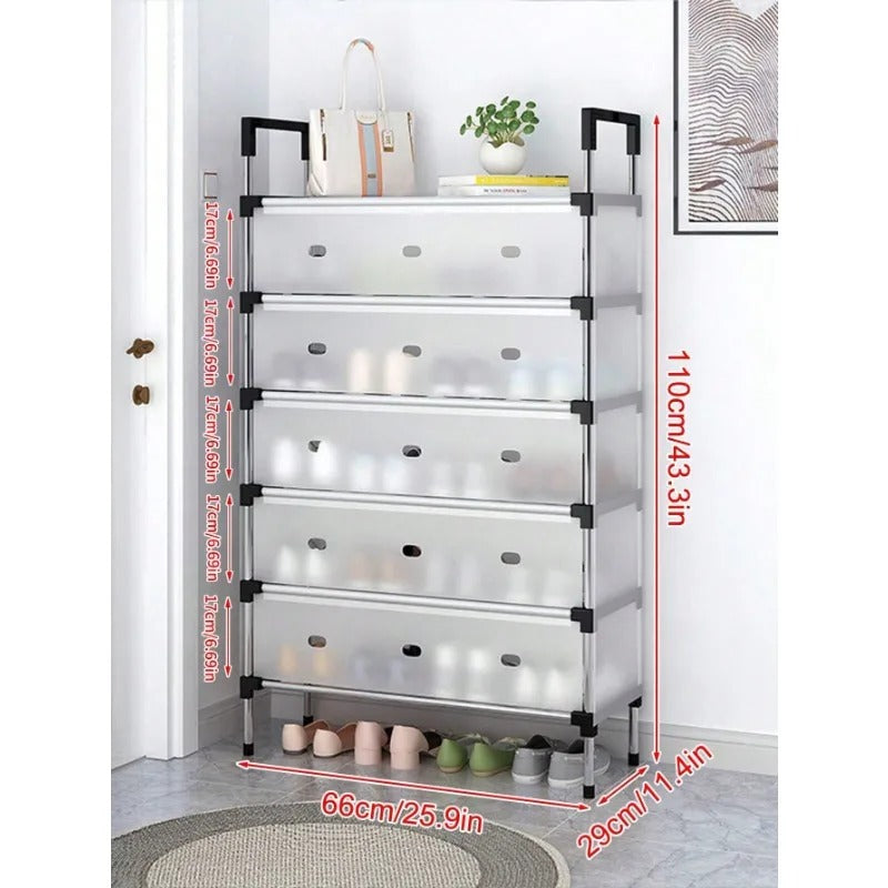 4,5,6 Layer Dust Proof Shoe Rack