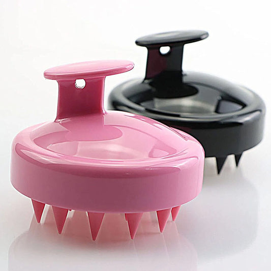 Shampoo Massager Brush Scalp Hair Scrubber with Soft Silicone Bristles For All Type Of Hairs