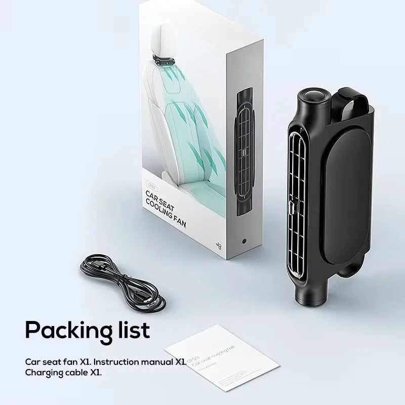 USB Car Seat Cooling Fan