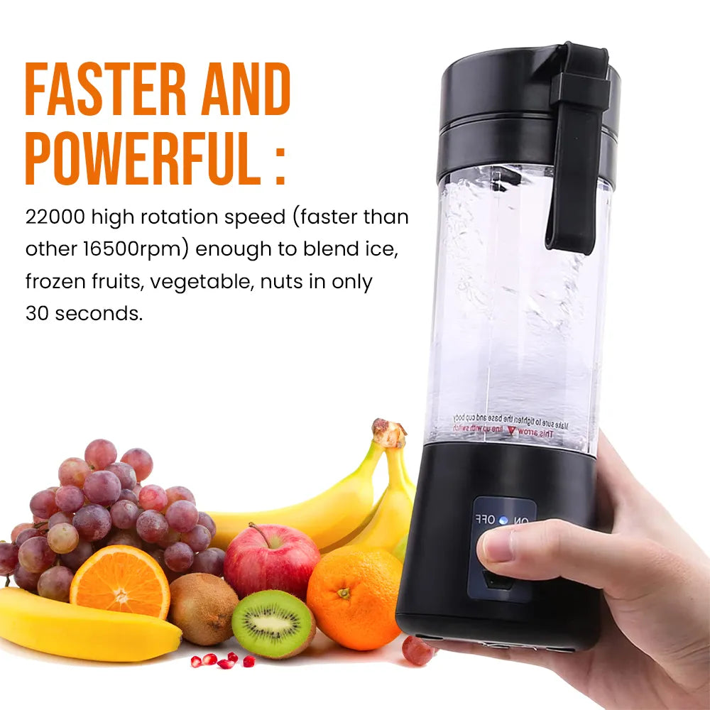 USB Rechargeable Juicer Blender 6 Blades Electric Blender