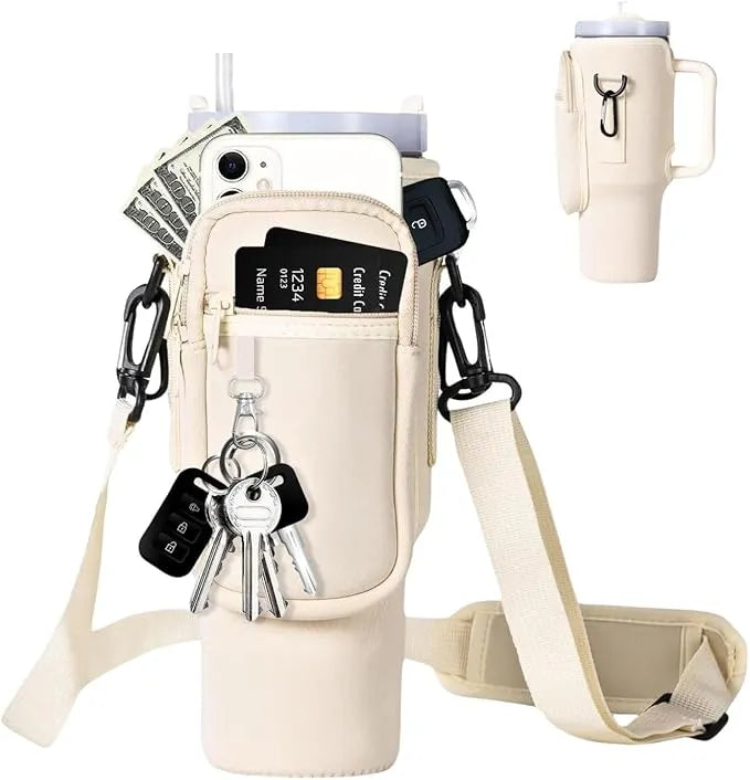 Stanly Ttumbler Carrier Bag With Beautiful Keychian.