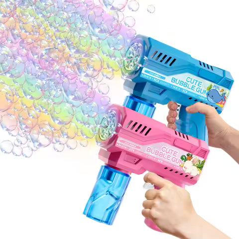 Petrella Bubble Gun Bazooka Bubble Machine Gun Bubbles for Kids All Colour Available