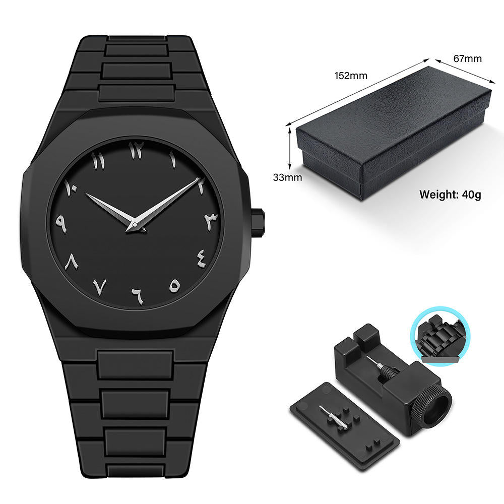 New Trending Carbon Fibre Arabic Watches In All Colours