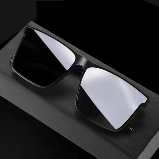 Retro Square Frame Polarized Sunglasses Fashion Men's Outdoor Sunscreen Sun Glasses