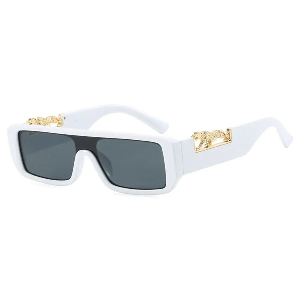 Eldorado Jaguaar Decorated Arms Rectangle Sunglasses for Men