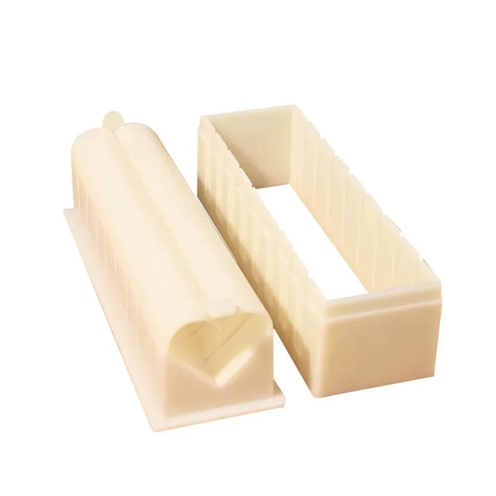 Sushi Maker Equipment Kit Plastic Kimbap Sushi Rolls Mold Round Square Heart-shaped