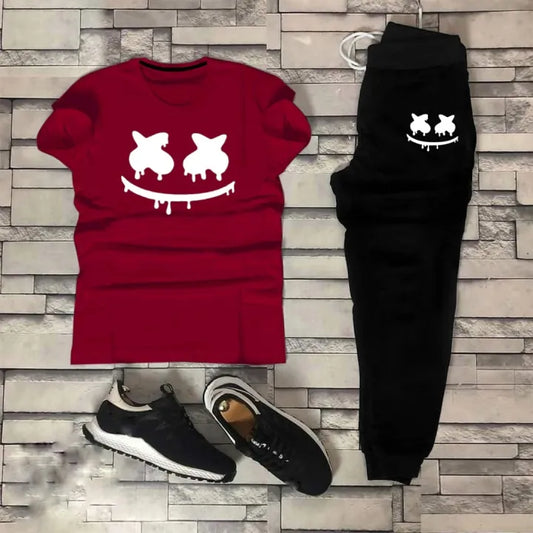 Pack of All Summer Printed Tracksuit For Men & Boys Soft & Comfortable Fabric Trouser and shirt