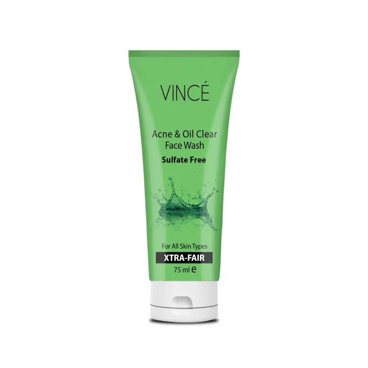 Vince Acne & Oil Clear Face Wash - 75ml