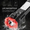 Multifunction 8in1 Portable Led Flashlight Rechargeable LED Torch Flashlight
