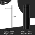 Customize With Your Name LED Temperature Water Bottle 500ml | Laser Printed Name | Digital Display Stainless Steel Vacuum Flask