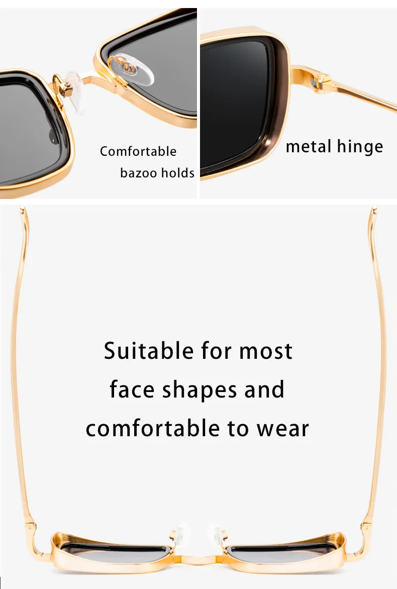 Original Kabir Singh Sunglasses in Metal Frame for Men Glasses