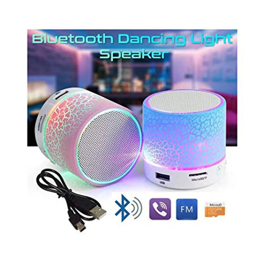 Wireless Mini Bluetooth Speaker with LED Light MP3 Player USB SD Card Support Portable No Ratings